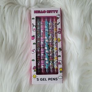 NEW Hello Kitty Gel Pens 5 Pack